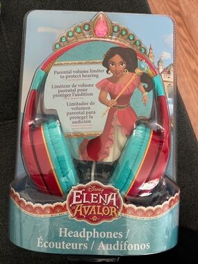 Kids Over-Ear Headphones in Red & Teal pet free smoke free home